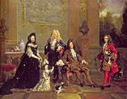 Nicolas de Largilliere Louis XIV and His Family oil on canvas